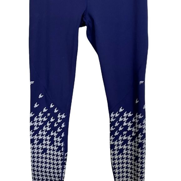Fabletics Womens Sz S Ultracool Reflective 7/8 Leggings Houndstooth Print - Picture 2 of 7